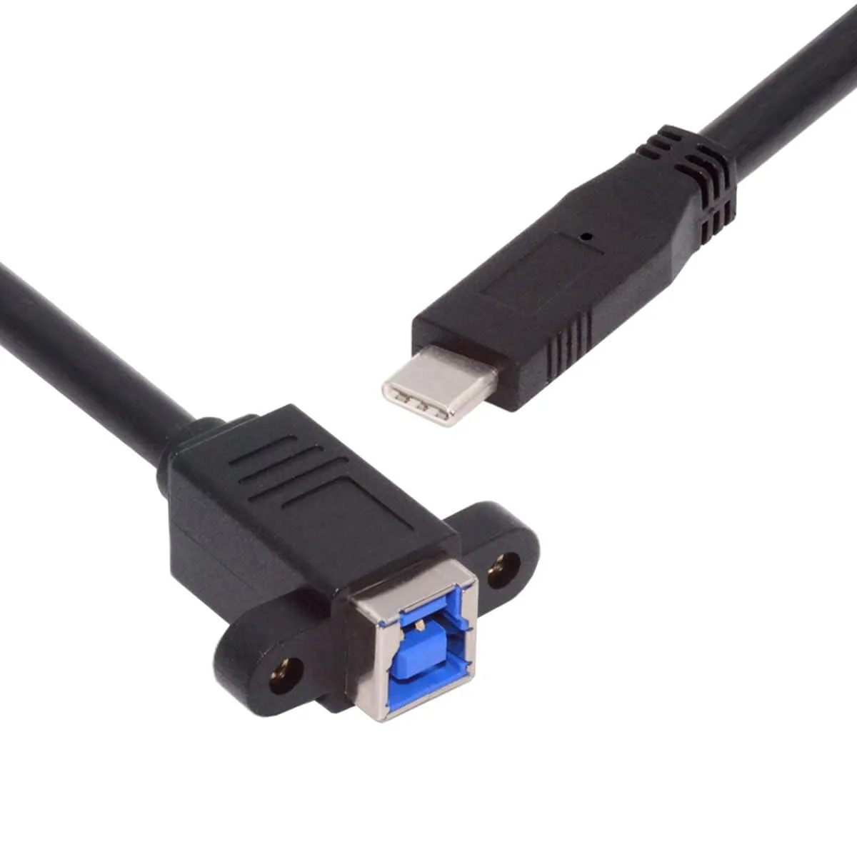 Vszerda Vszerda USB 3.0 Type-B Female to Type-C Male Panel-Mount Cable 30cm — product photo