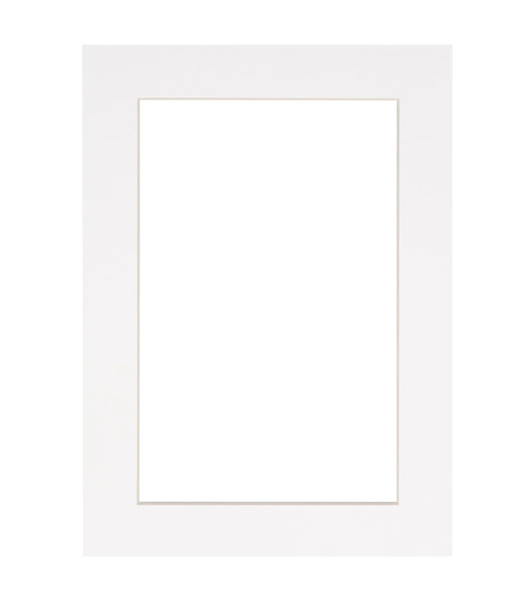 CustomPictureFrames.com CustomPictureFrames.com 16x20 White Mat for 8x10 Photo 7.5x9.5 Opening — product photo