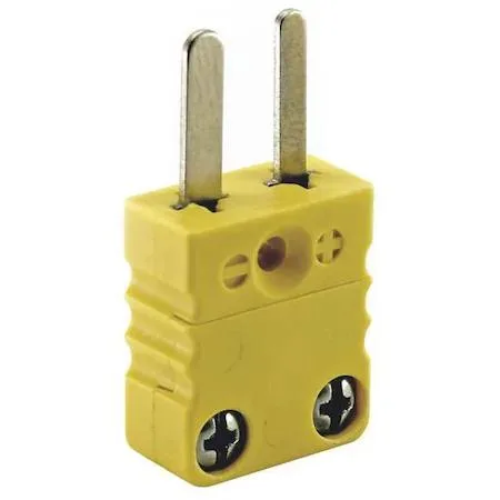 Dayton Dayton 36GK85 Thermocouple Plug Type K Yellow Miniature — product photo
