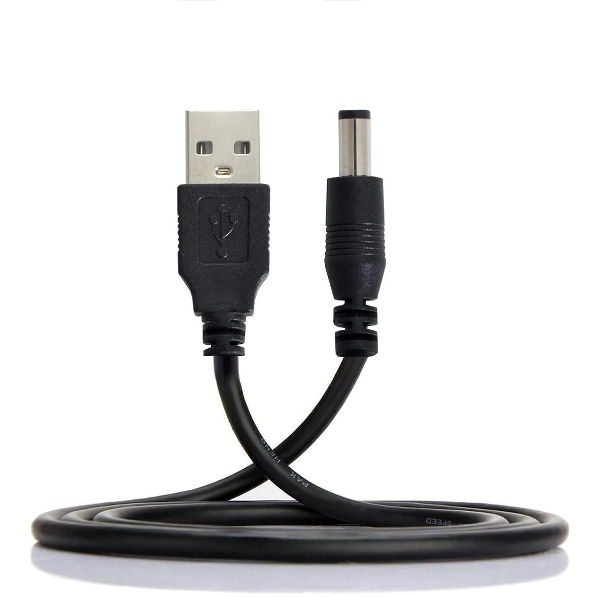 Fervit Fervit USB 2.0 A Male to 5.5 x 2.5 mm DC 5V Barrel Cable 80 cm — product photo