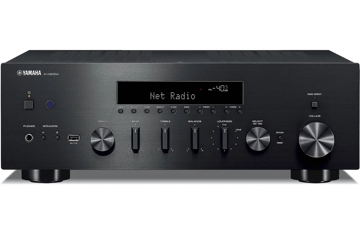 Yamaha Yamaha R-N600ABL Network Receiver Black — product photo