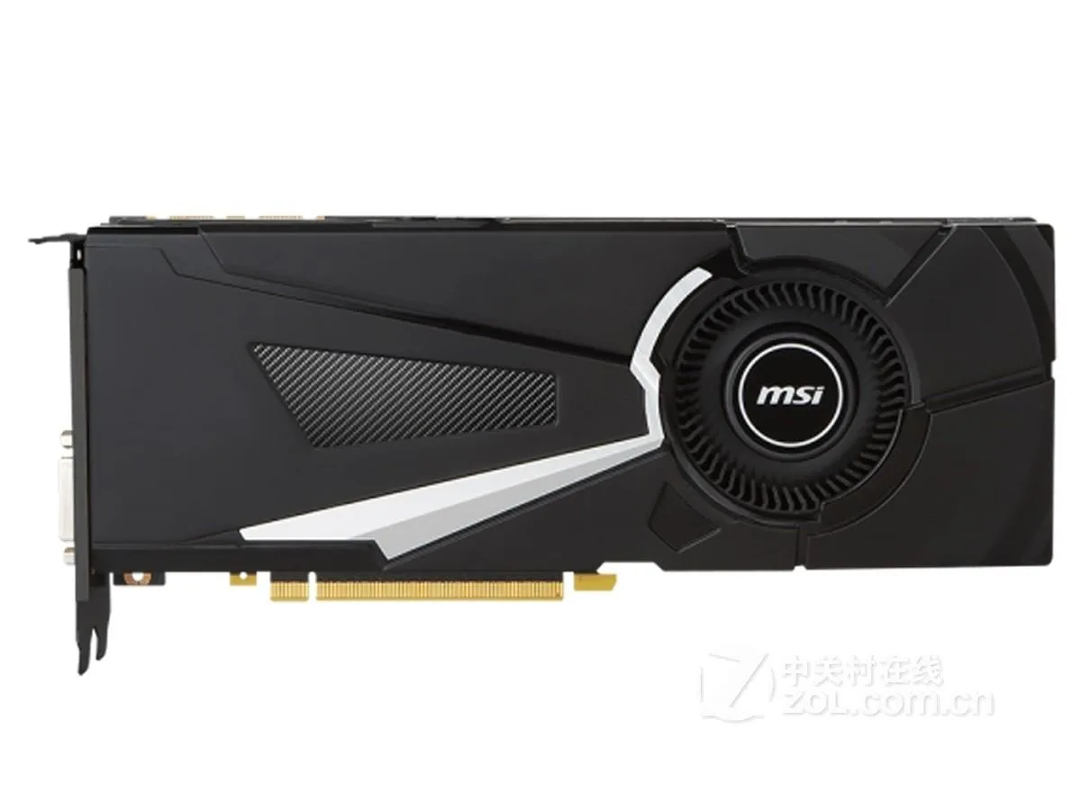 MSI MSI GeForce GTX 1080 AERO 8G graphics card — product photo