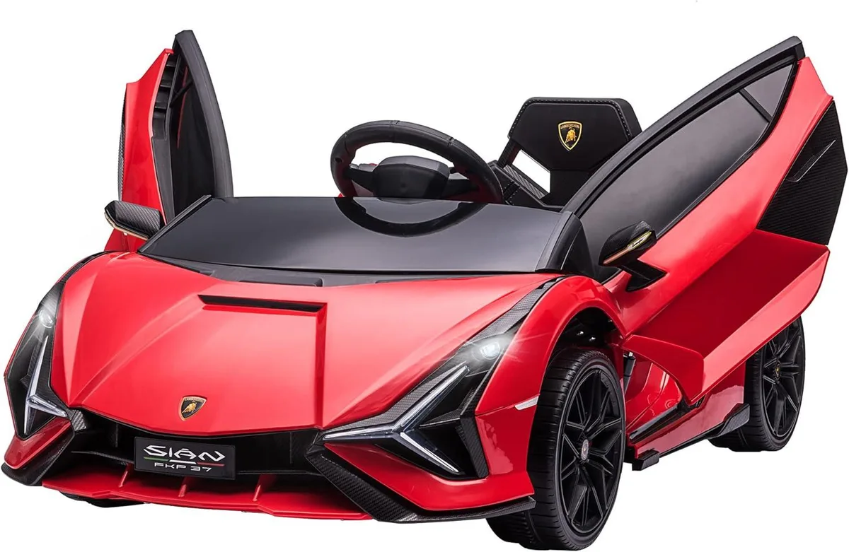 usbroway usbroway Lamborghini SIAN 12V Ride on Car Red — product photo