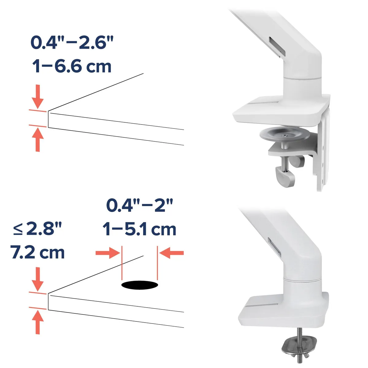 Ergotron Ergotron 45-476-216 HX Dual Monitor Arm Bright White — product photo