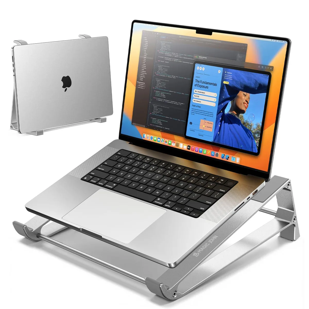 No Sew No Sew X10 Silver 10-17 Inch Laptop Stand Accessory — product photo
