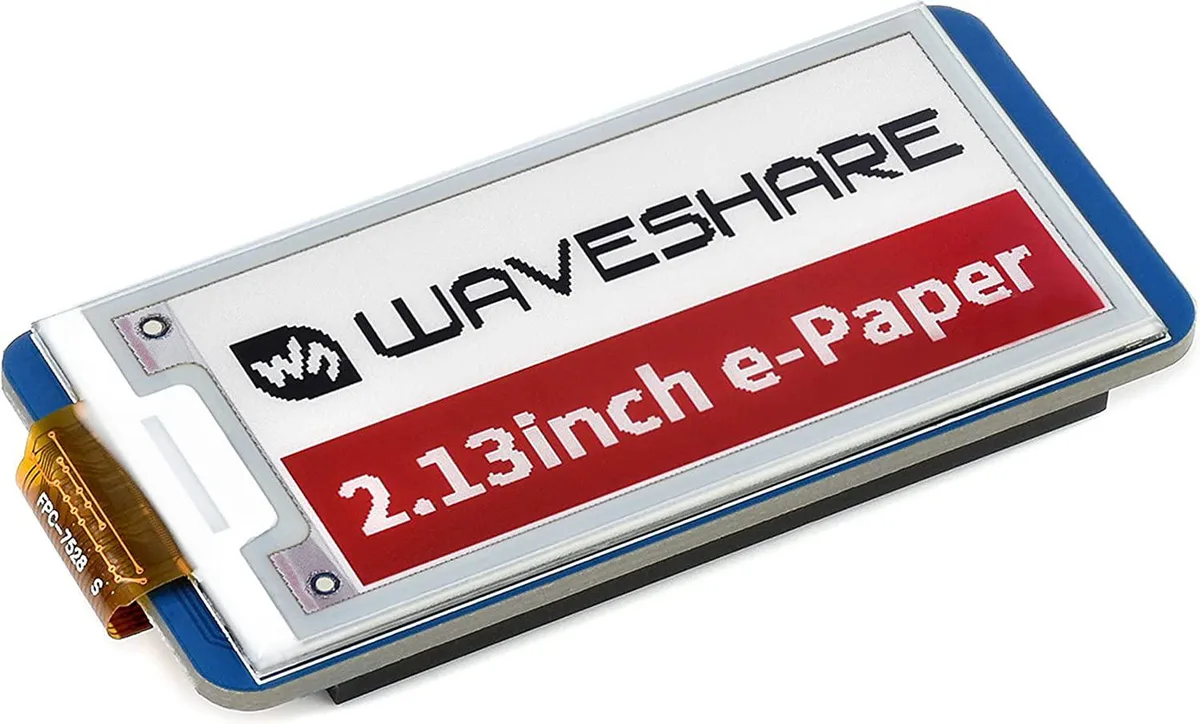 WaveShare WaveShare 2.13inch E-Paper Display Module (B) 212×104 Red Black White SPI — product photo