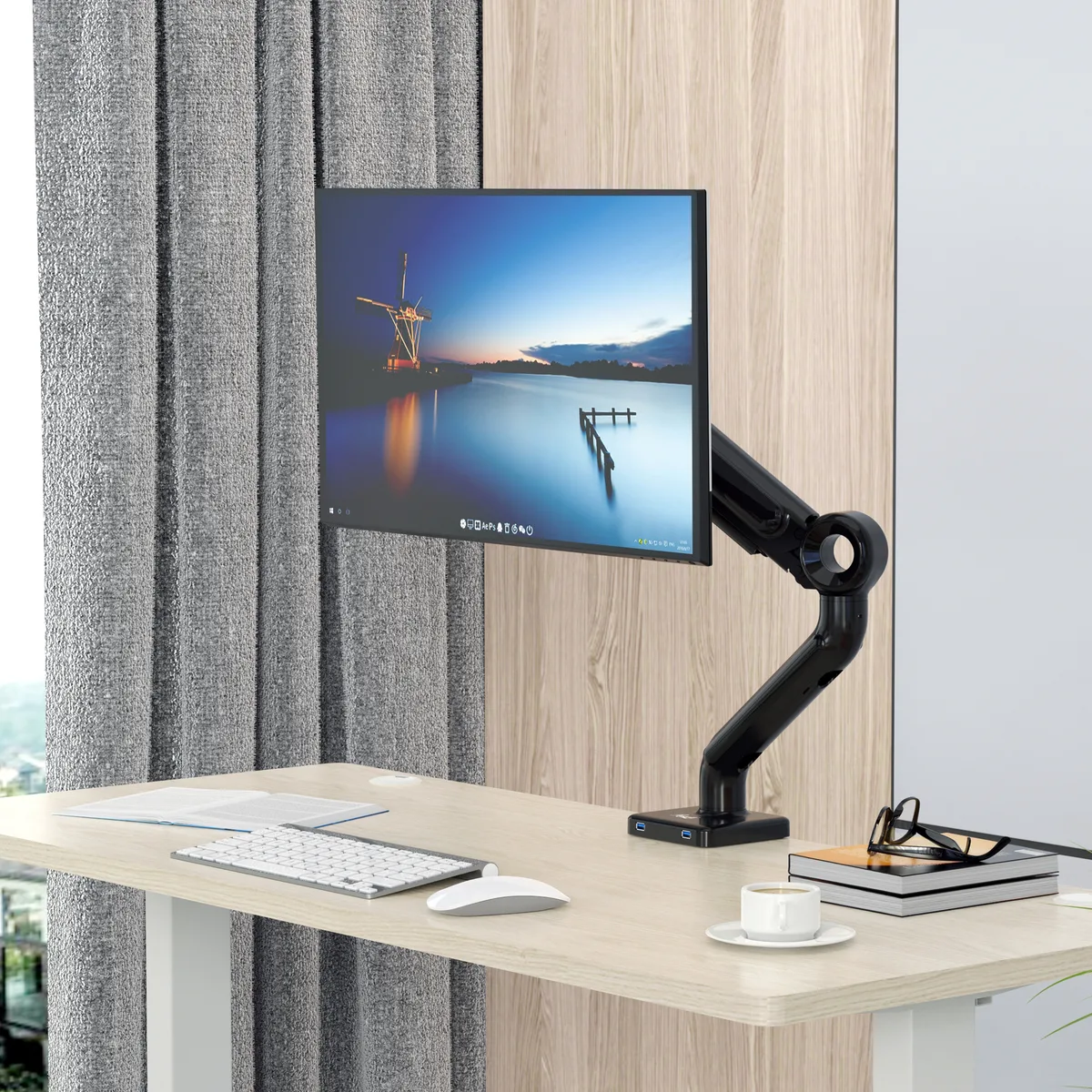 Rosewill Rosewill RMS-P61U monitor accessory 13-35" 26.5lb VESA 75/100 USB — product photo