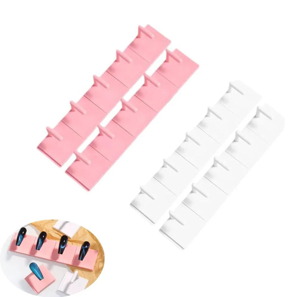  Avid Nail Practice Stand 20 Pack White Pink PP 3.6x3.2x3cm — product photo