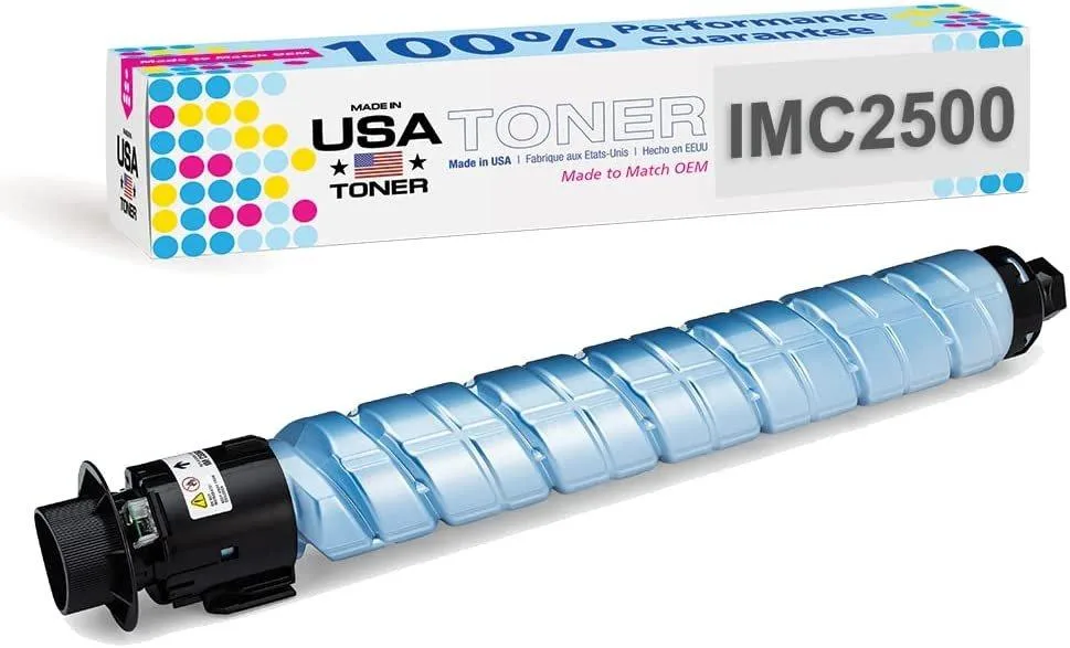 MADE IN USA TONER MADE IN USA TONER Cyan Cartridge for Ricoh IM C2000 C2500 842310 — product photo