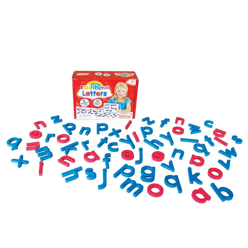 Junior Learning Junior Learning Rainbow Letters learning 62 magnetic letters — product photo
