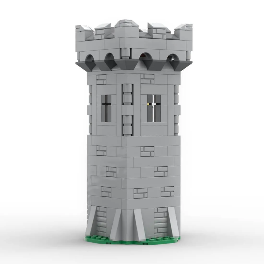 ZITIANYOUBUILD ZITIANYOUBUILD MOC-77962 Medieval Modular Tower 227 Parts — product photo