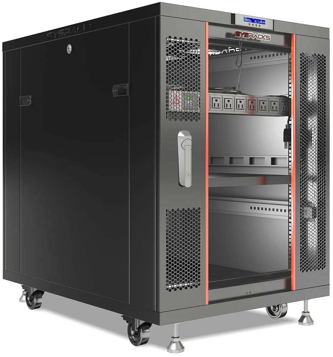 SYSRACKS SYSRACKS SRF 18.6.10 18U Floor Standing Server Rack 39-Inch Deep — product photo