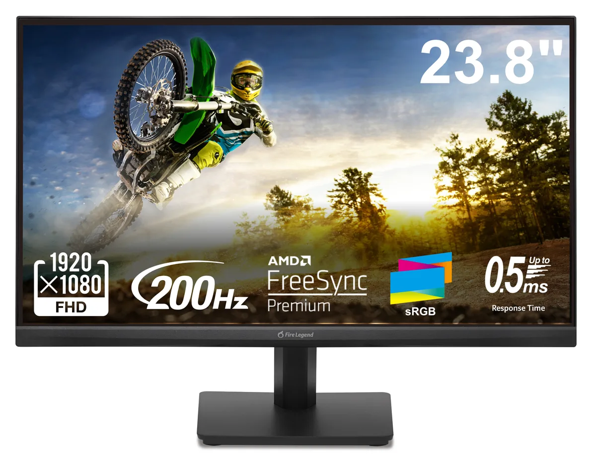 Acer America Acer America UM.QX1AA.310 24KG1Y X3bip 23.8" 200Hz IPS gaming monitor — product photo