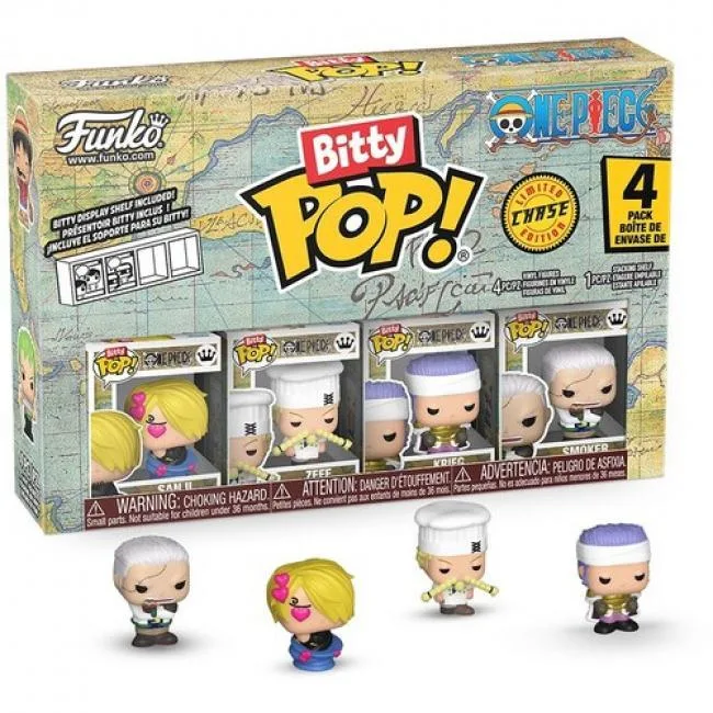 Funko Funko 86894 Bitty POP! One Piece Sanji 4-Pack action figure — product photo