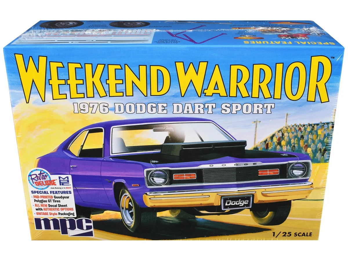 Mpc Mpc 1976 Dodge Dart Sport "Weekend Warrior" 1/25 Scale Model Kit — product photo
