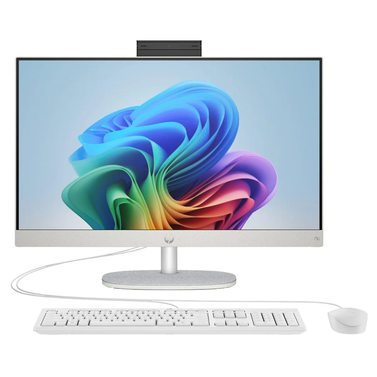HP HP 24-cr2000t All-in-One PC White 23.8" FHD IPS Intel Core Ultra 5 225U 32GB DDR5 1TB SSD — product photo