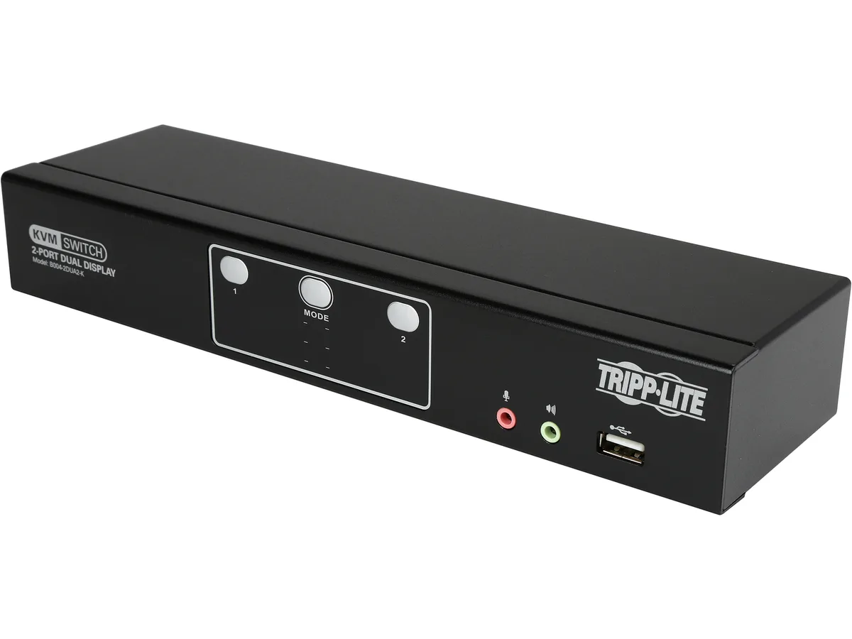 Tripp Lite Tripp Lite B004-2DUA2-K 2-Port Dual Monitor DVI KVM Switch — product photo
