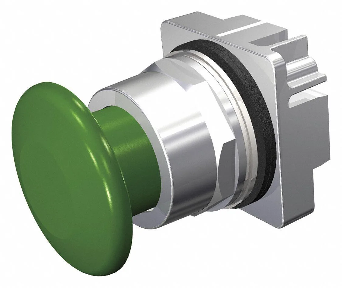 SIEMENS SIEMENS 52PM9W3 Mushroom Head Push Button 30 mm Green — product photo