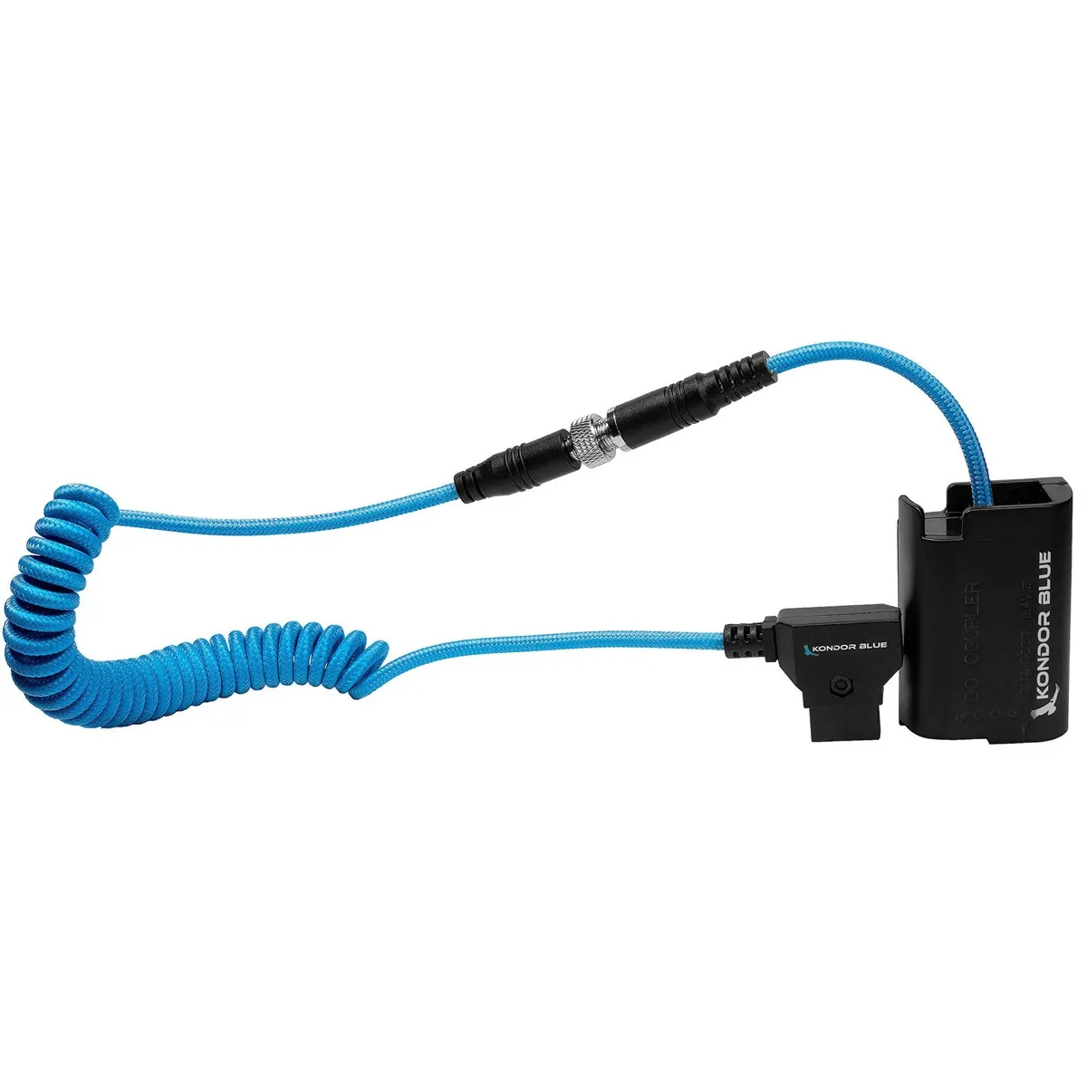 Kondor Blue Kondor Blue D-Tap to DMW-BLK22 Coiled Dummy Battery Cable — product photo