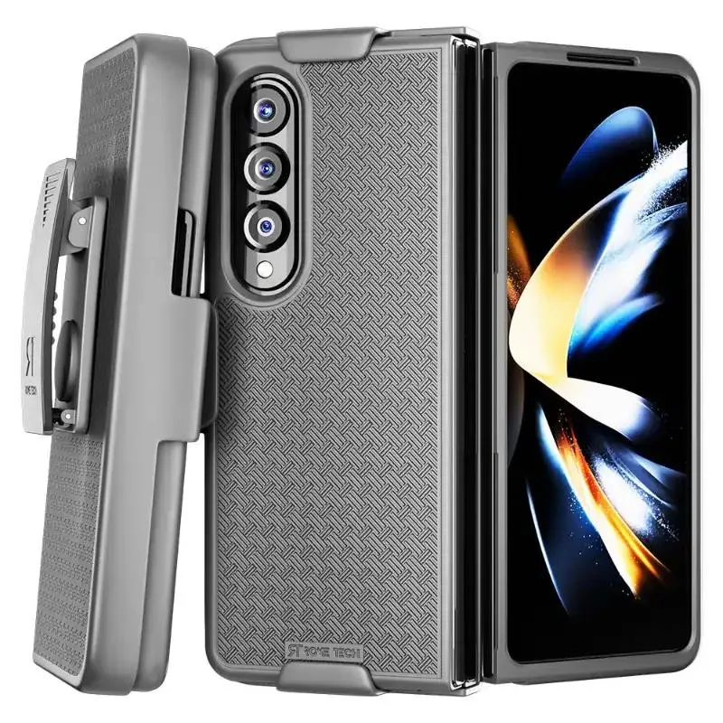 Rome Tech Rome Tech Galaxy Z Fold 4 Belt Clip Holster Case Black — product photo