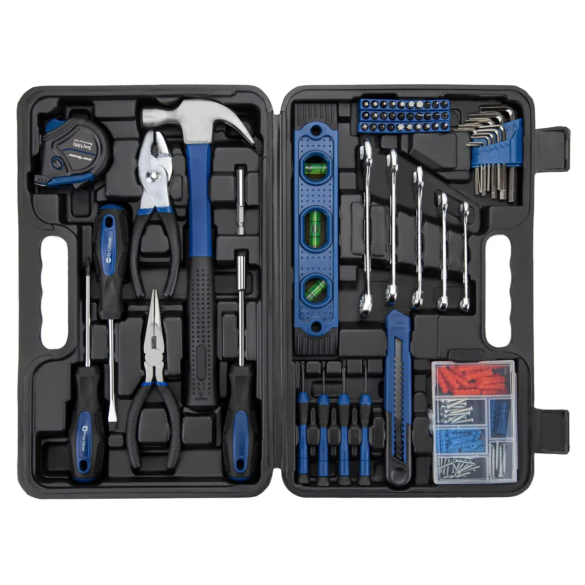 Blue Klein Tools rivet nut setter kit in blow-molded case