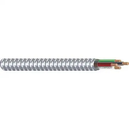 SOUTHWIRE COMPANY SOUTHWIRE COMPANY 69115423 12 AWG 3 Conductor Stranded Metal Clad 600V 100 ft Silver — product photo