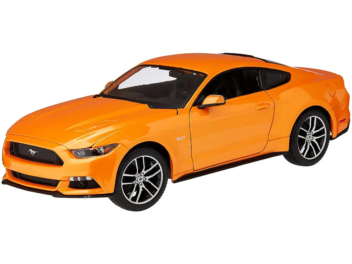 Maisto Maisto 2015 Ford Mustang GT 5.0 Orange Metallic Special Edition 1/18 Diecast Vehicle — product photo