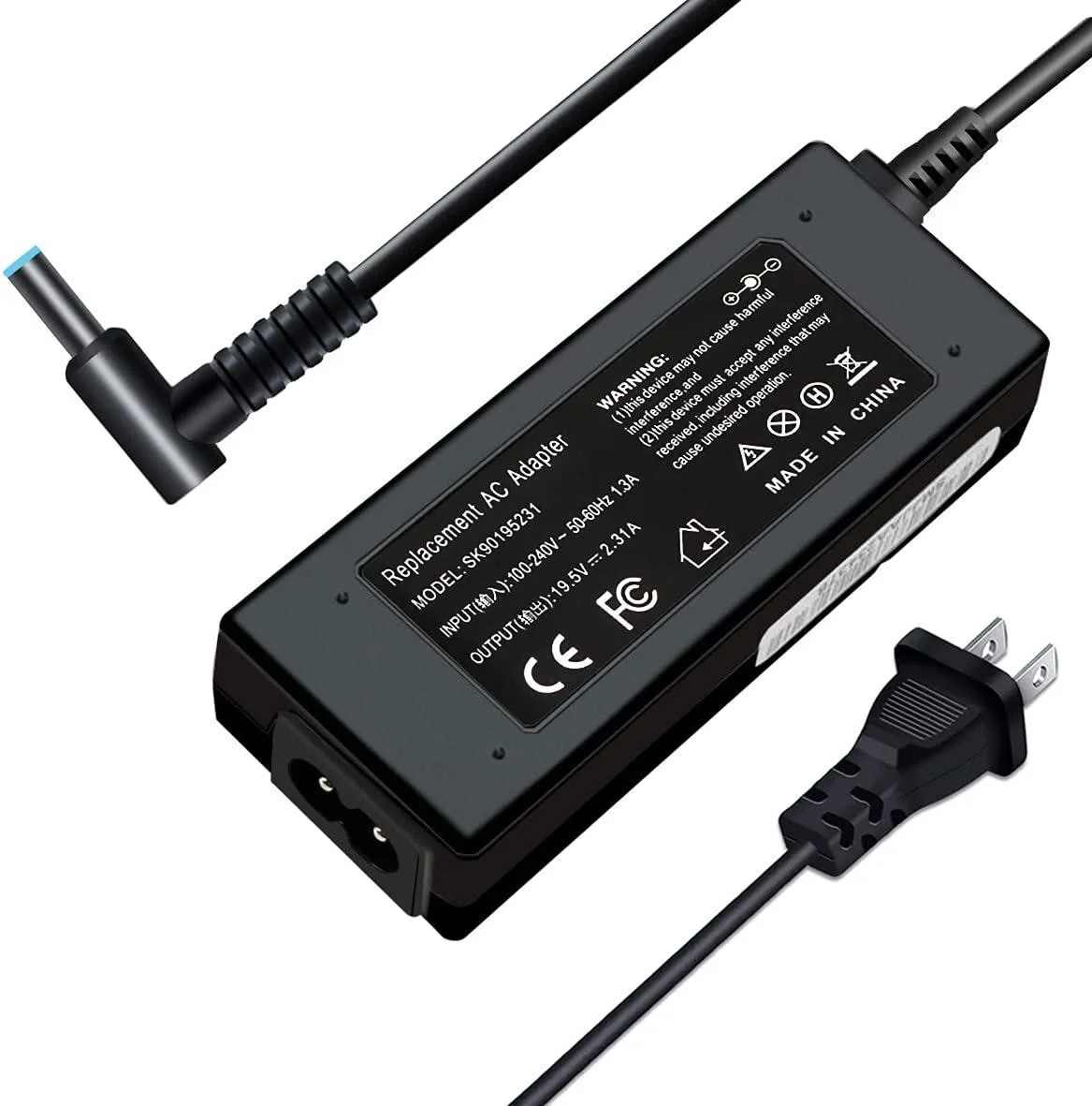 myVolts myVolts 45 W 19.5 V 2.31 A AC Adapter 4.5×3.0 mm — product photo
