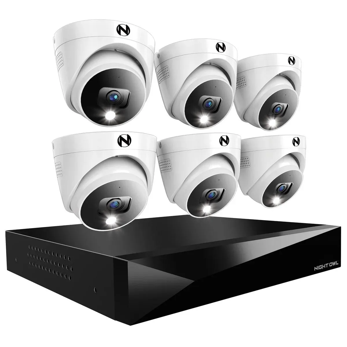 Night Owl Optics Night Owl Optics 12-CH DVR 1TB 6 Wired 2K Surveillance Security System — product photo