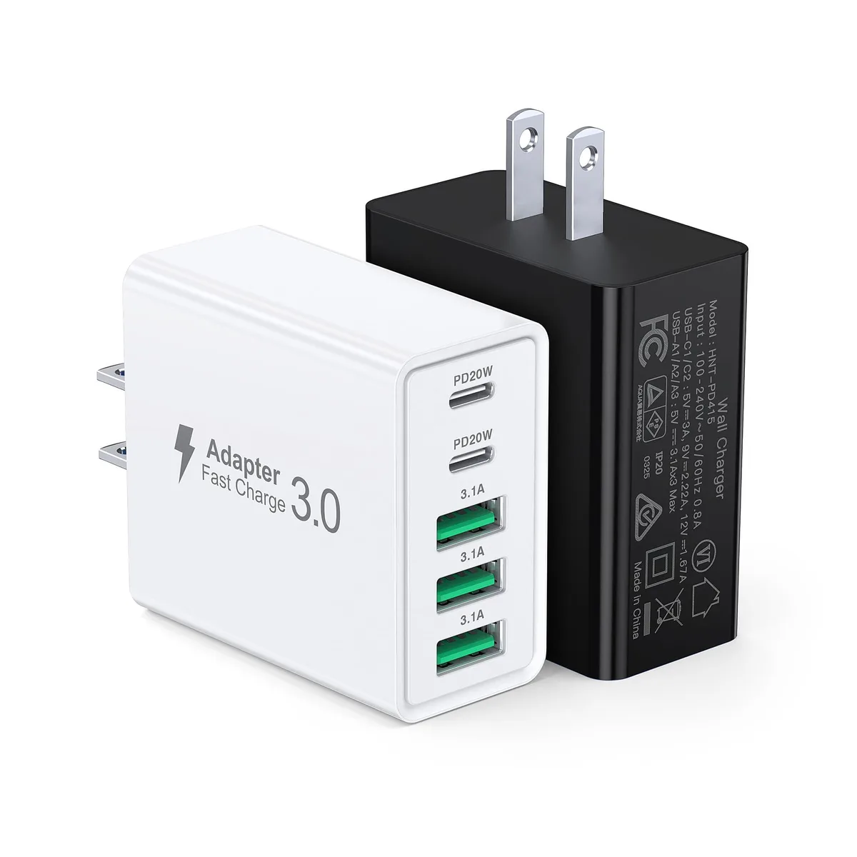  Dulums HNT-PD415 50W 5-Port USB Charger 2-Pack — product photo