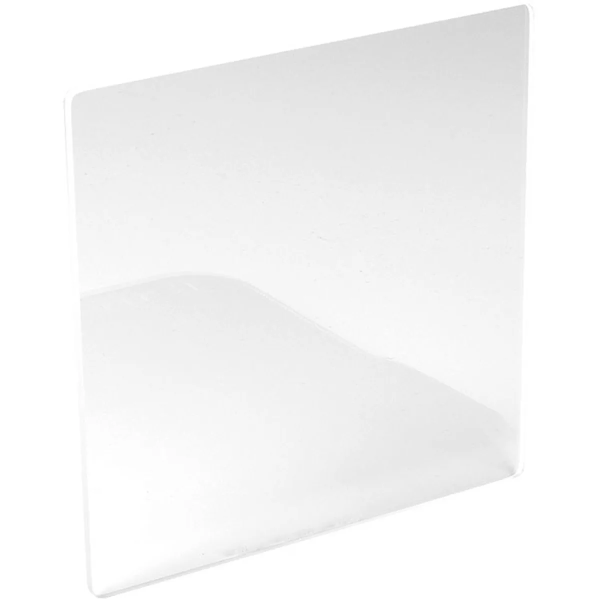Square clear camera filter in protective case