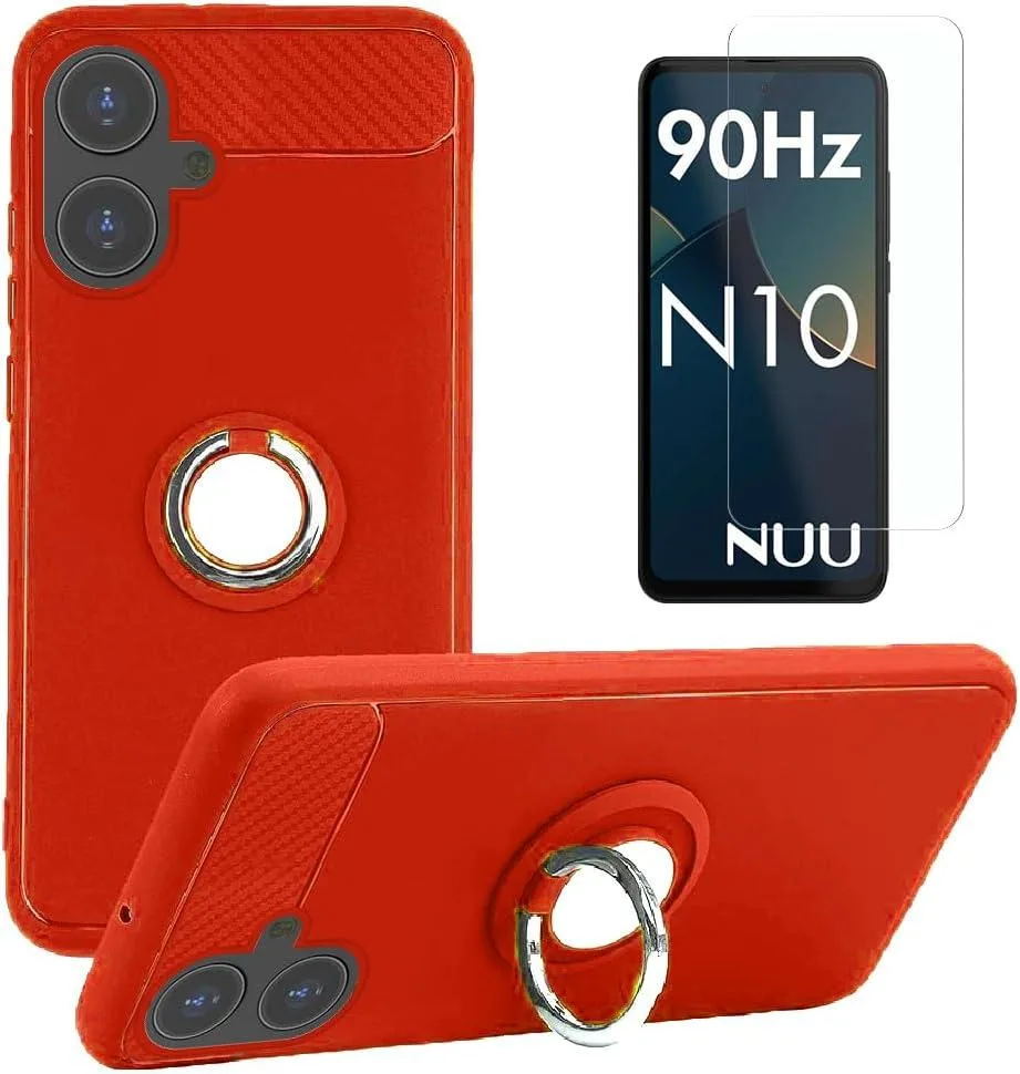 Transcend Transcend Nuu N10 / N20 Case and Screen Protector (Red) — product photo