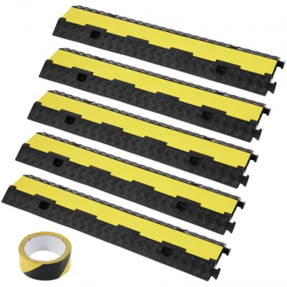 VEVOR VEVOR CP-R02-5 5-Piece Dual Channel Cable Guard 12000 lbs — product photo