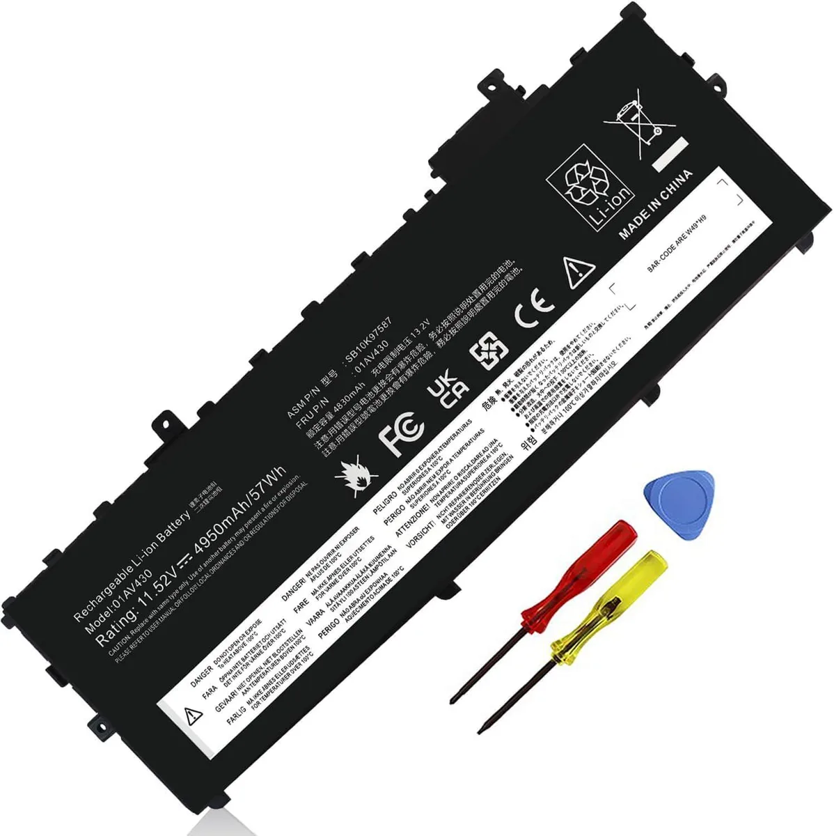 LXHY LXHY 57Wh 01AV430 laptop battery 11.52V — product photo