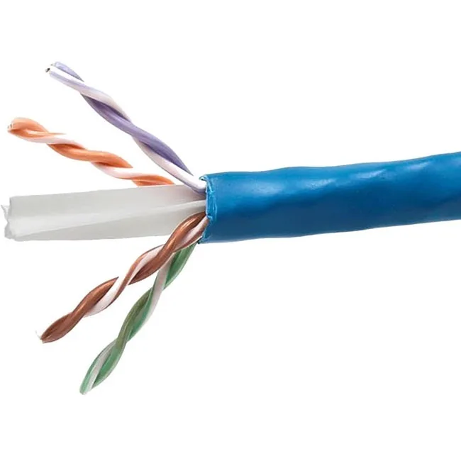 Monoprice Inc. Monoprice Inc. 9482 Cat6 network ethernet cable 1000 ft blue 550 MHz 23 AWG CMP solid bare copper — fotografia produsului