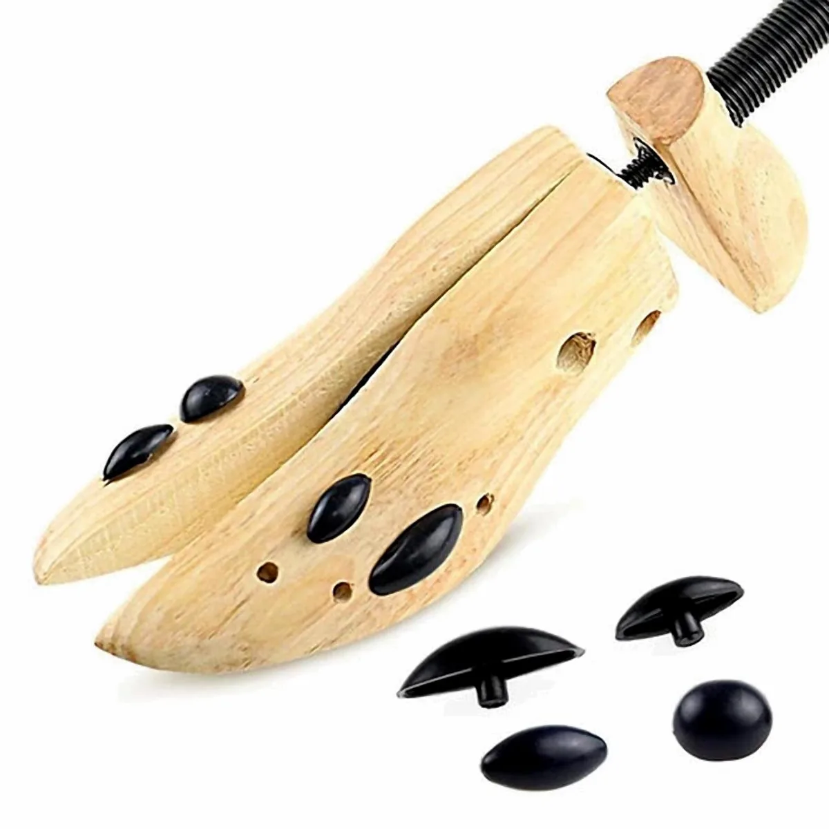 The Perfect Part The Perfect Part 2-Way Wooden Shoe Stretcher Black Size 13 — product photo