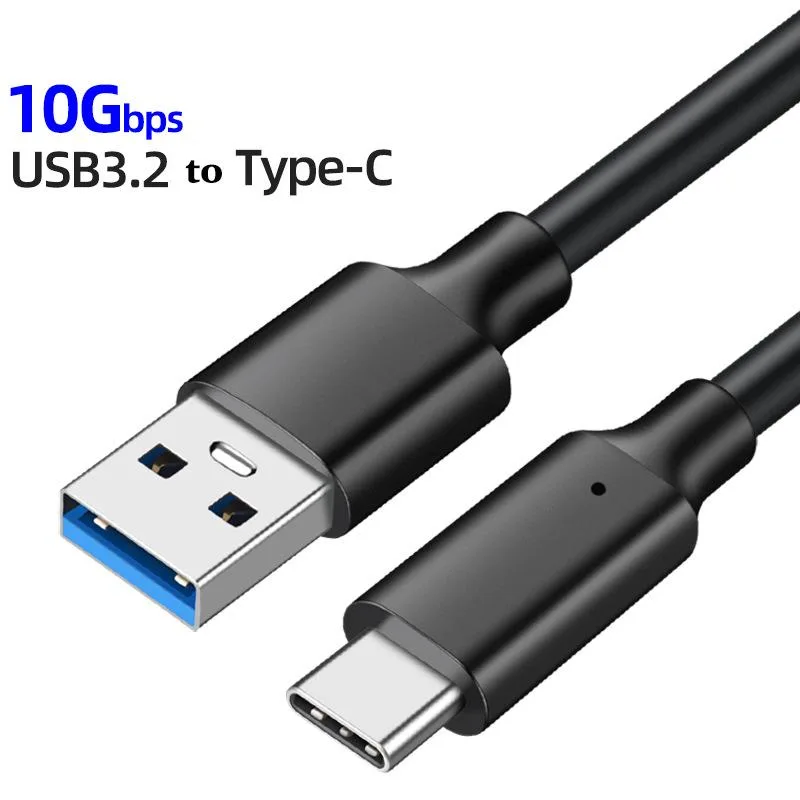 LUOM LUOM PQ108 USB 3.2 A to C cable 10Gbps 60W 10ft 2 pack — product photo