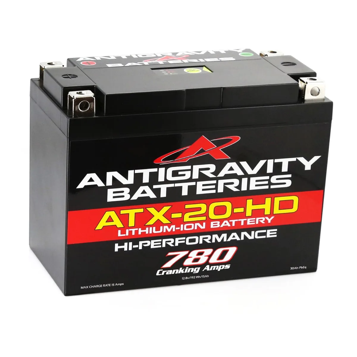 Antigravity Batteries Antigravity ATX20-HD Heavy Duty Lithium Motorcycle Battery 12V 780CA 30Ah PbEq — product photo
