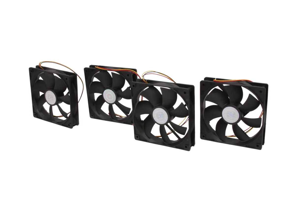 Cooler Master Cooler Master R4-S2S-124K-GP Silent Fan 4-pack 120mm 1200 RPM 19.1 dBA — product photo