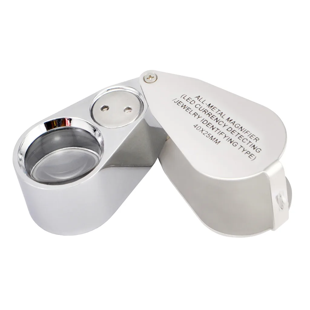 iKKEGOL iKKEGOL 40X 25mm LED UV Loupe Magnifier Pruning — product photo