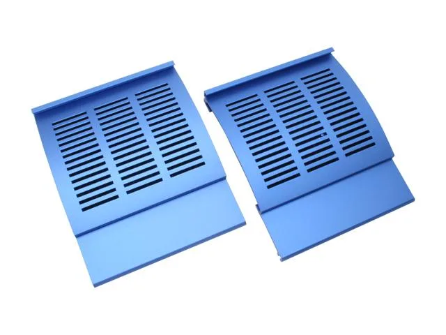 iStarUSA Inc. iStarUSA Inc. Bezel-BLUE-400 Blue Aluminium Bezel with Filter Tray for D-406-ND server accessory — product photo
