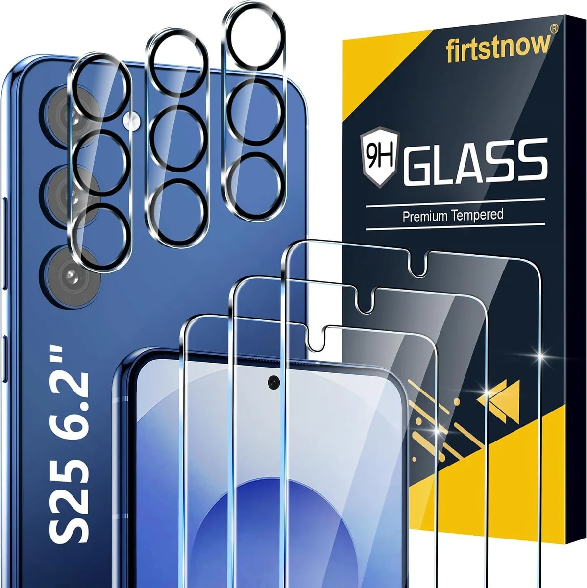 NuoTo NuoTo 3+3 Pack Screen &amp; Camera Lens Protector Galaxy S25 6.2 Inch — product photo