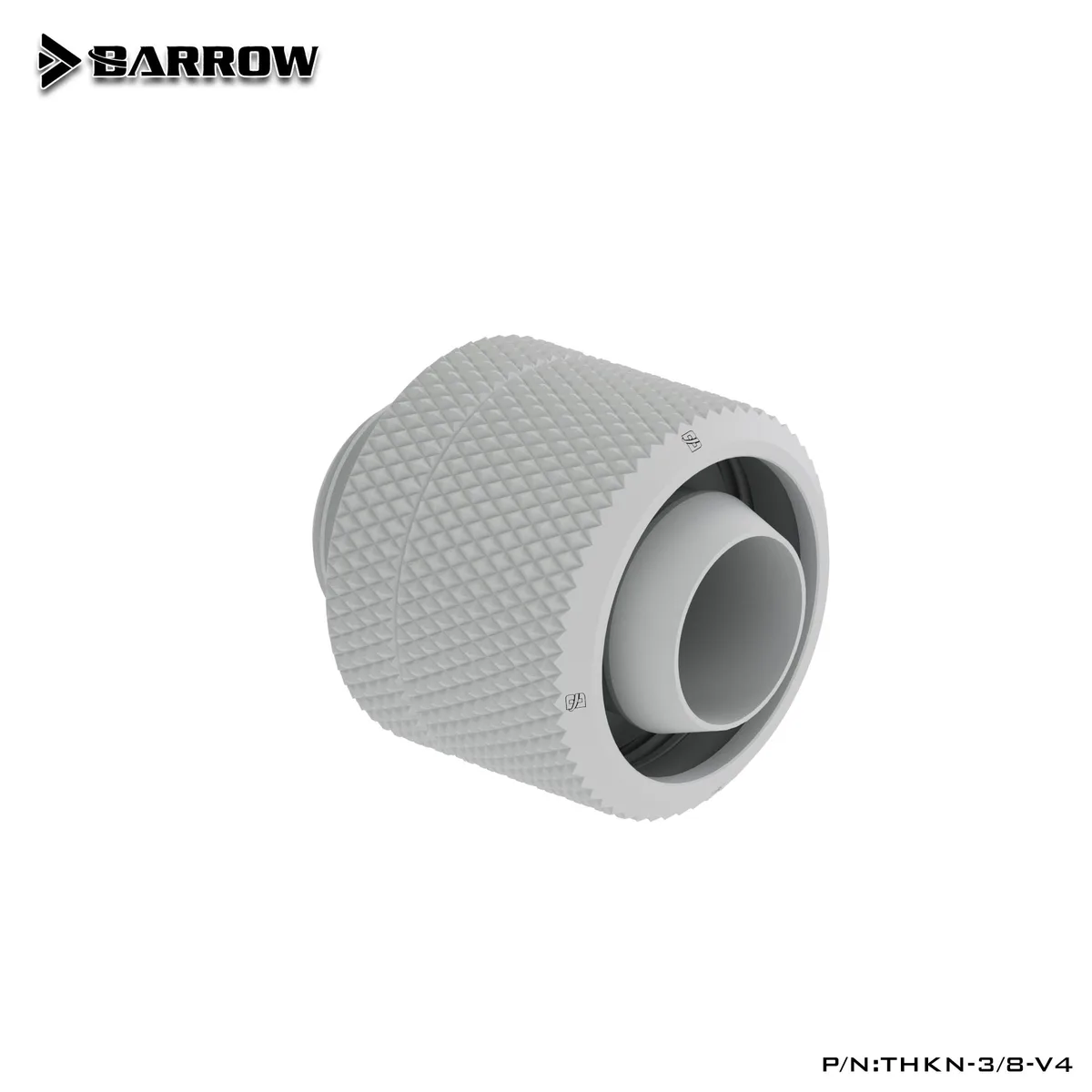 Barrow Mods Barrow Mods 10x16mm Soft Tube Fittings White — product photo