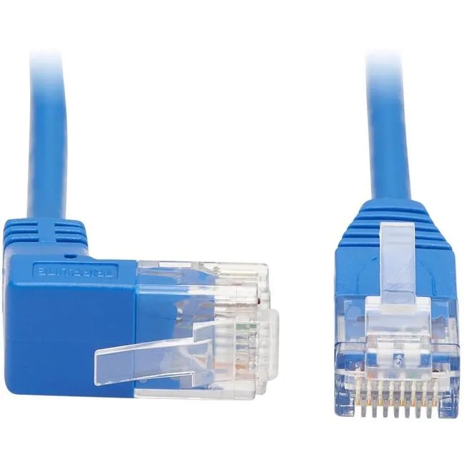 Tripp Lite Tripp Lite N204-S15-BL-UP 15 ft Cat 6 Blue Up-Angle Slim UTP Ethernet Cable — product photo