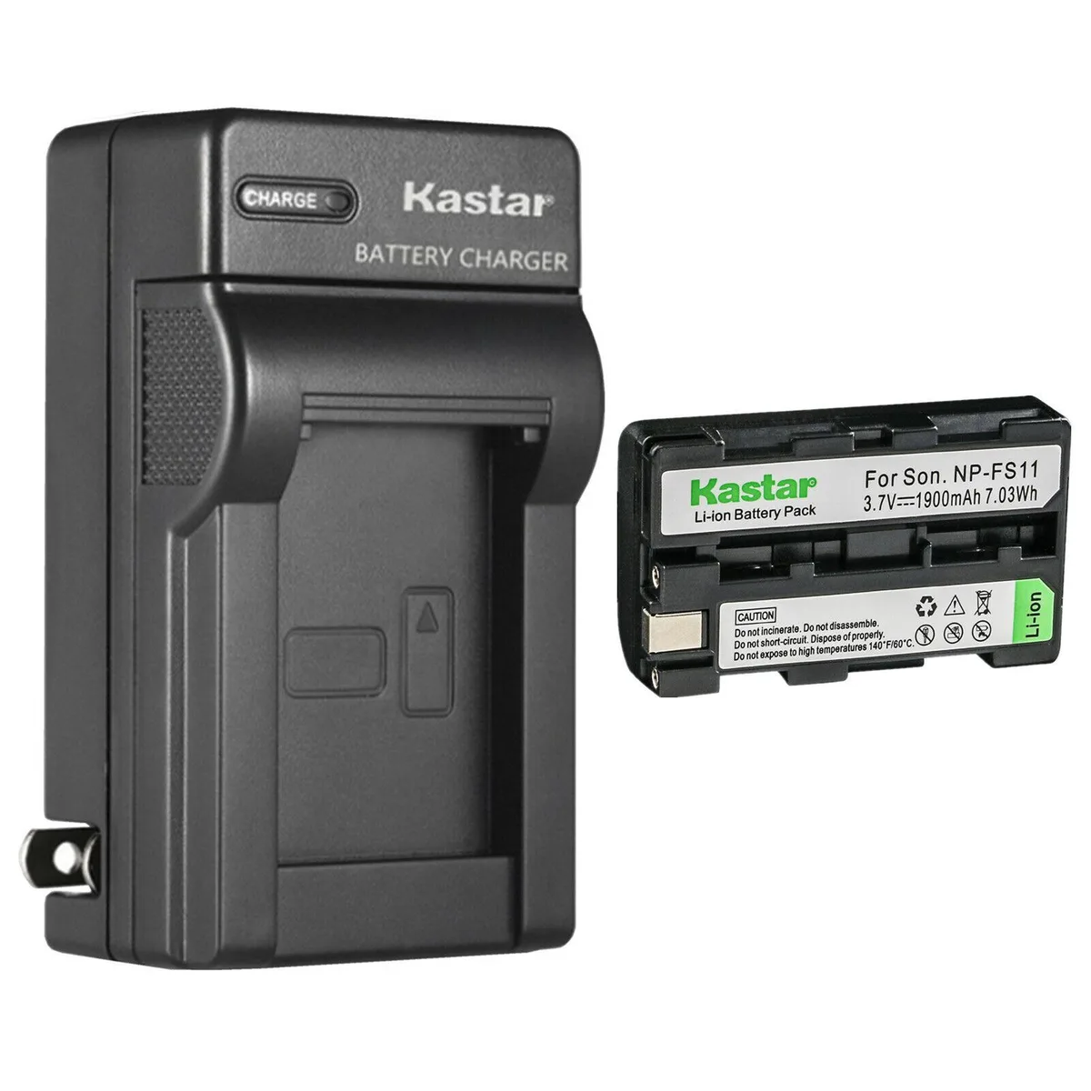 Kastar Kastar NP-FS11 1900mAh Li-Ion Battery &amp; AC Charger 1-Pack — product photo