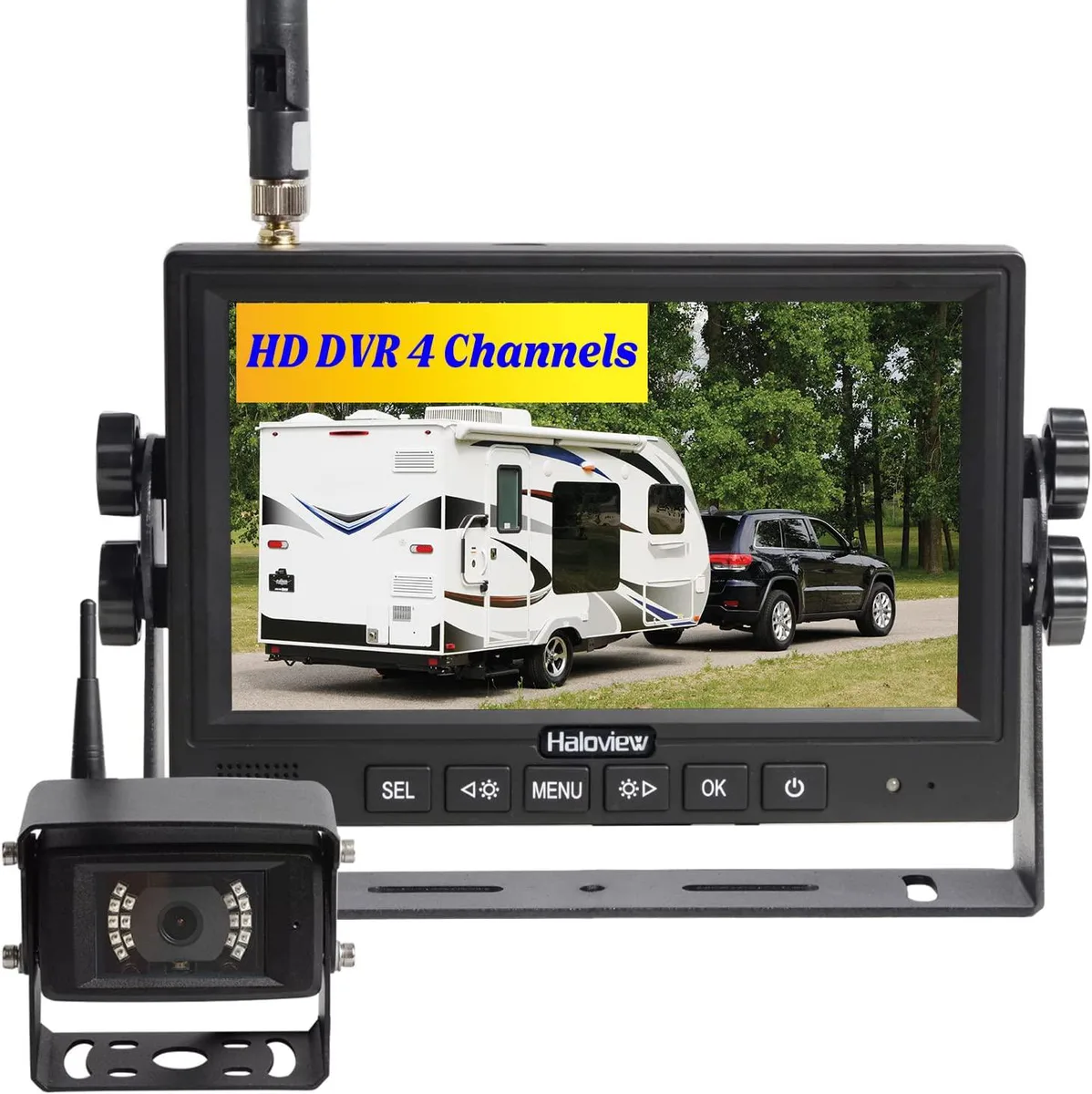ENVEL ENVEL MC7108 Wireless RV Backup Camera System 7" Monitor DVR 120° Night Vision — product photo