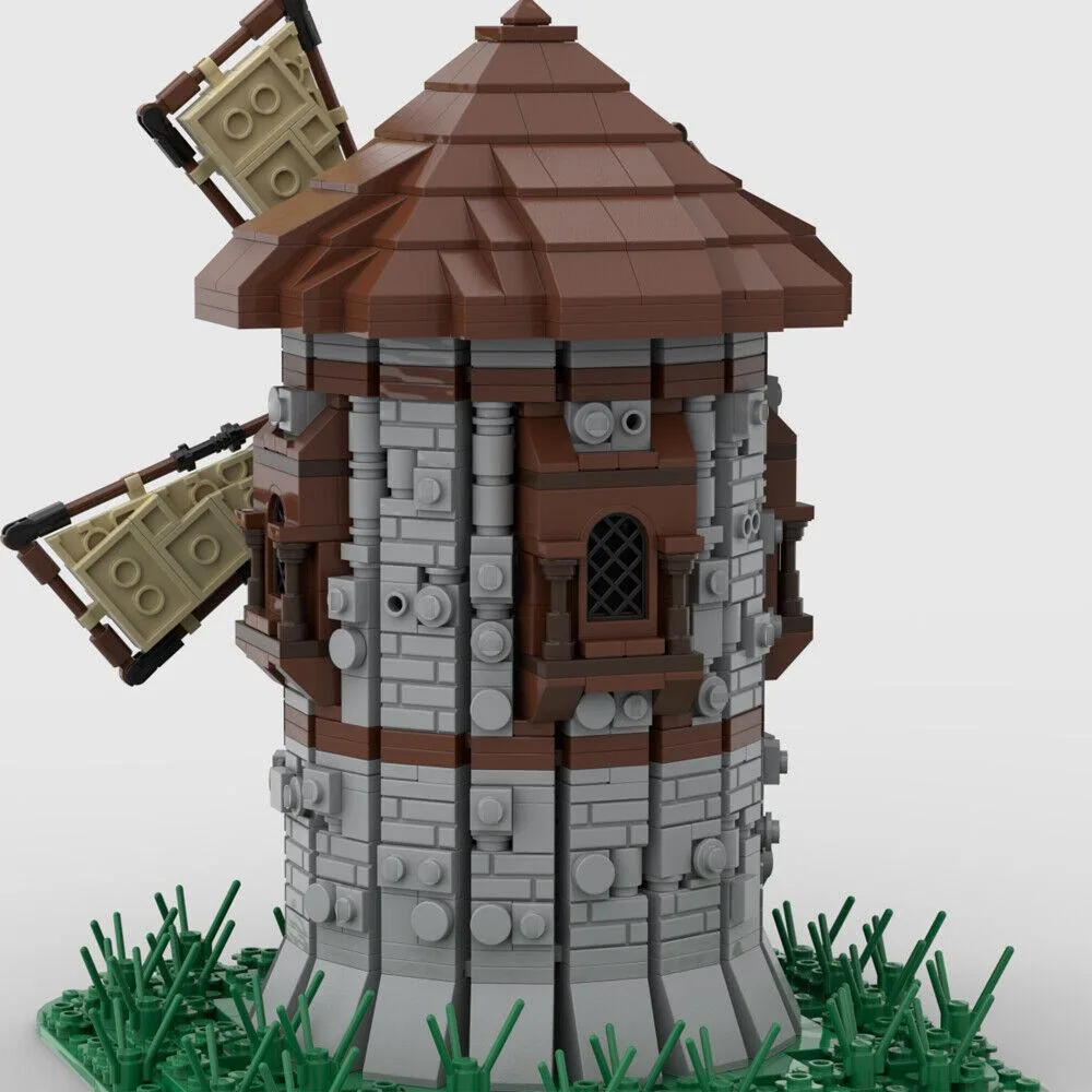 ZITIANYOUBUILD ZITIANYOUBUILD MOC-154793 Medieval Windmill 1144 Parts — product photo
