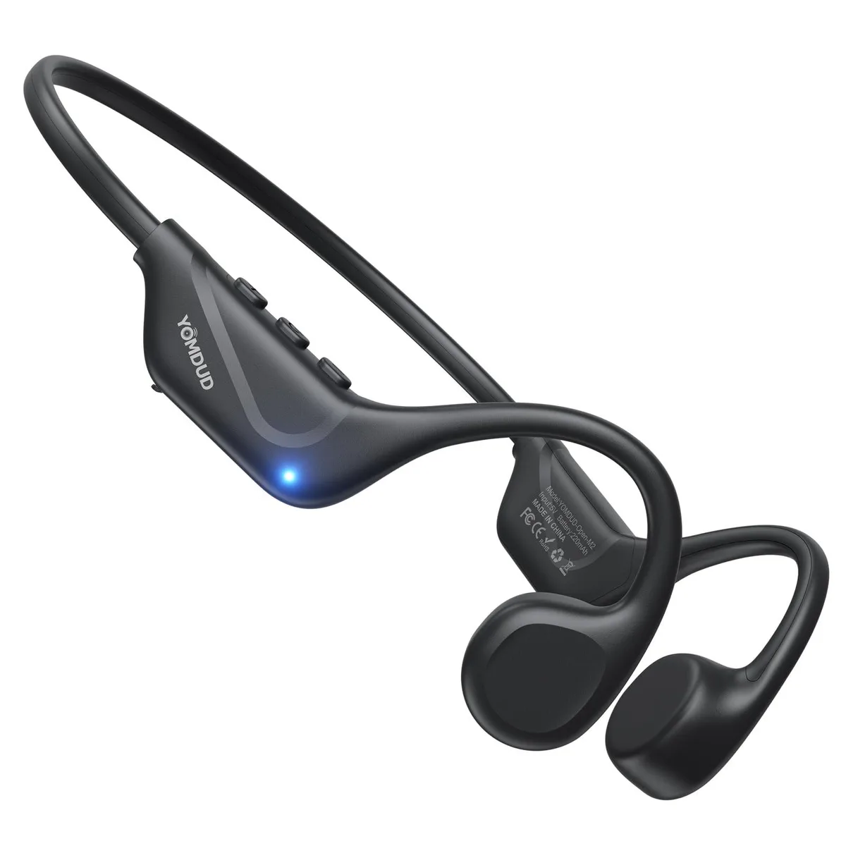 Yomdud M2 Bone Conduction Headphones Bluetooth 5.4 IPX5 10h 29g — product photo