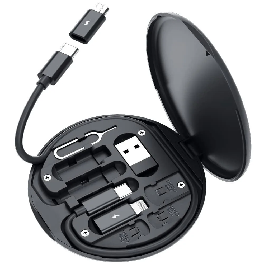 globalcrown globalcrown Mini USB Cable Kit 3.2*0.4 in Black — product photo
