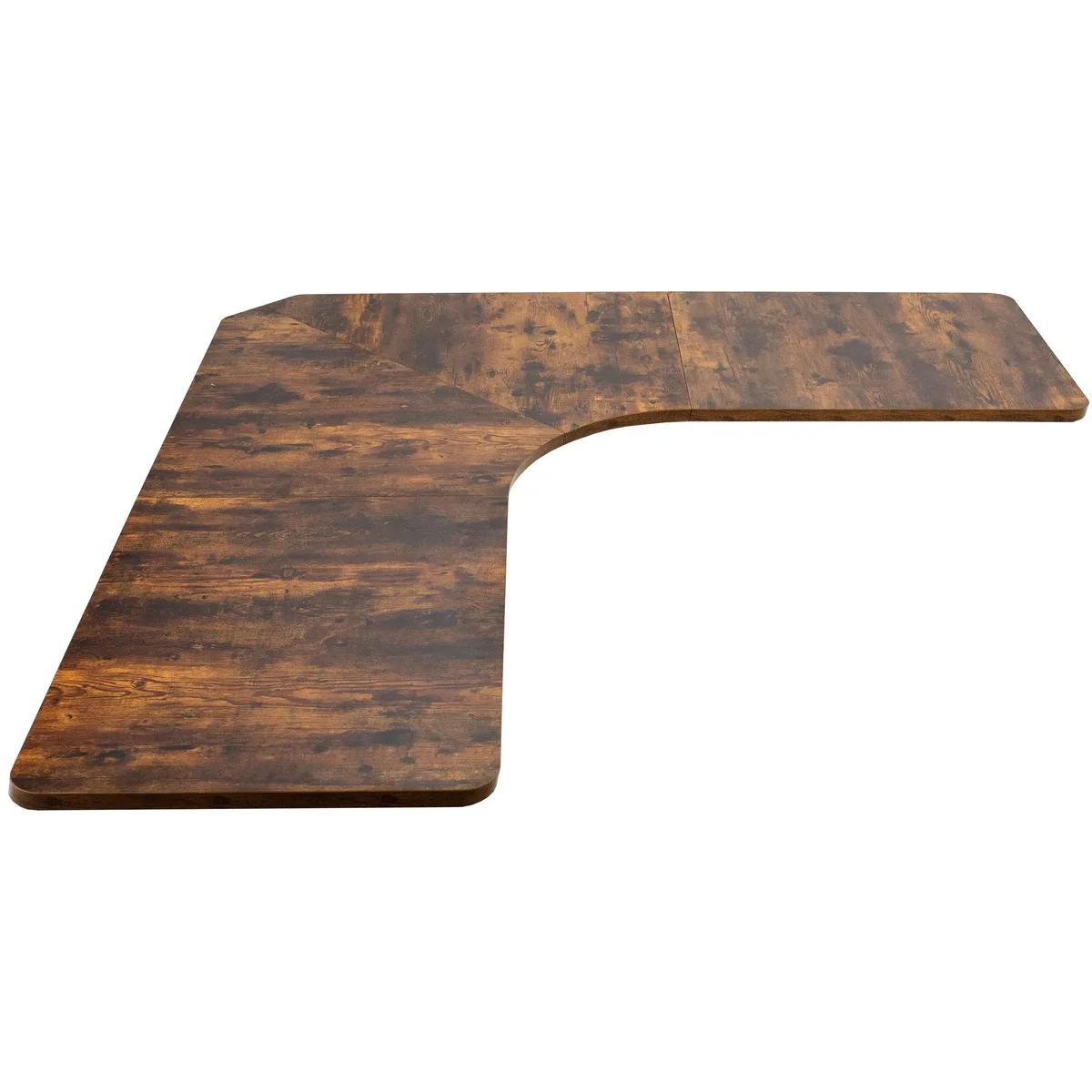 VIVO VIVO Vintage Brown 71x71 Curved Corner Table Top — product photo